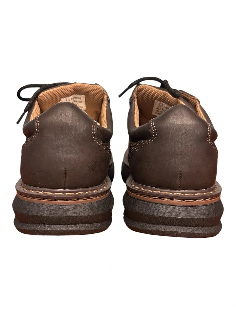 BlackHawk Mens Rugged Oxford Style Shoes Size 8.5 Moc Toe Lace-Up Brown NWT